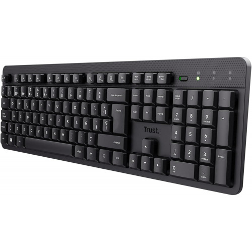 Teclado Trust Ody II Wireless Negro...