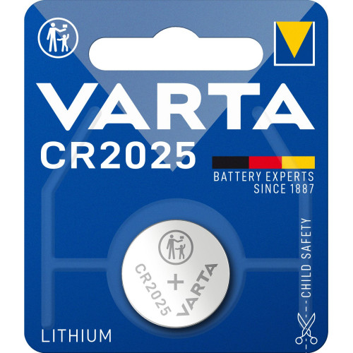 Pila de Botón Varta CR2025 Litio 3V...