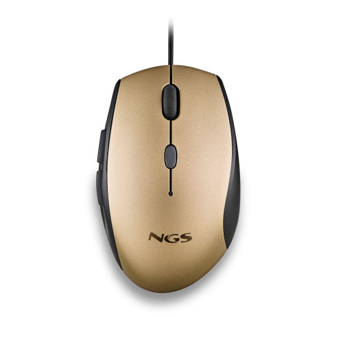 Ratón NGS Ergonómico Óptico USB...