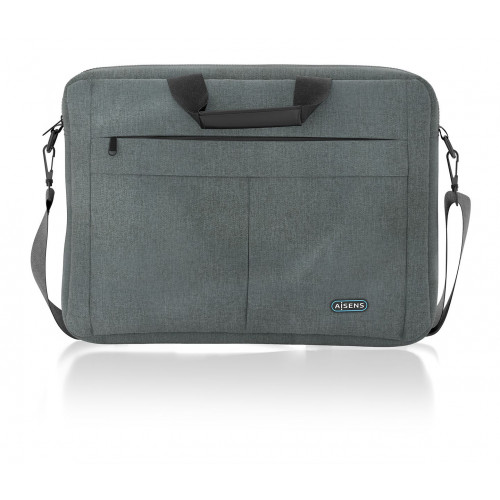 Maletín AISENS Poliéster 15.6" Gris...