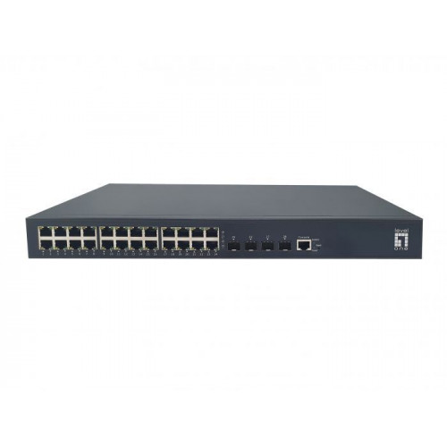 Switch LevelOne 24xRJ45 GbE 4xSFP+...