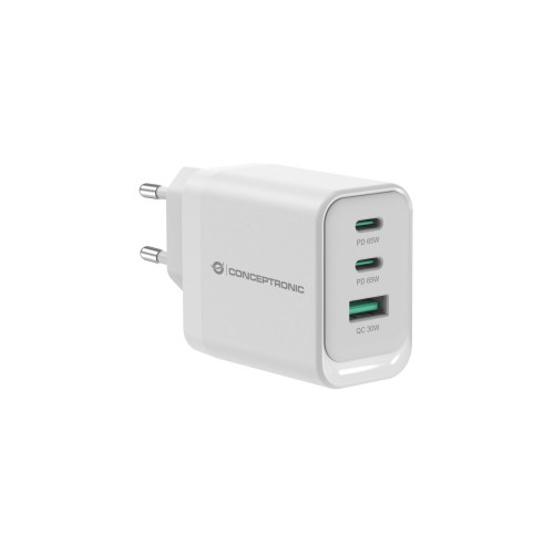 Cargador CONCEPTRONIC USB-A/C 65W PD...