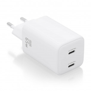 Cargador AISENS 2xUSB-C 65W...