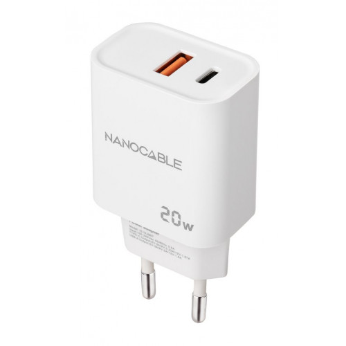 Cargador de Pared Nanocable USB-A/C...