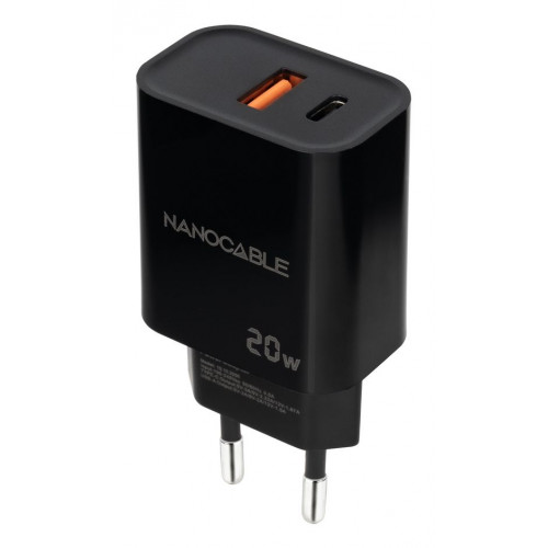 Cargador de Pared Nanocable USB-A/C...