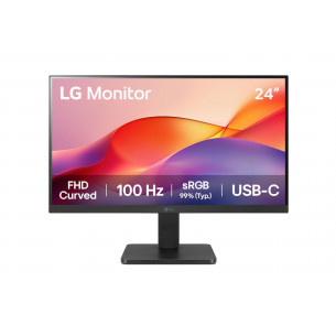 Monitor LG 24" VA FHD Curvo...