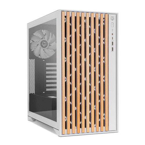 Caja NOX USB ATX ITX Micro-ITX Blanca...
