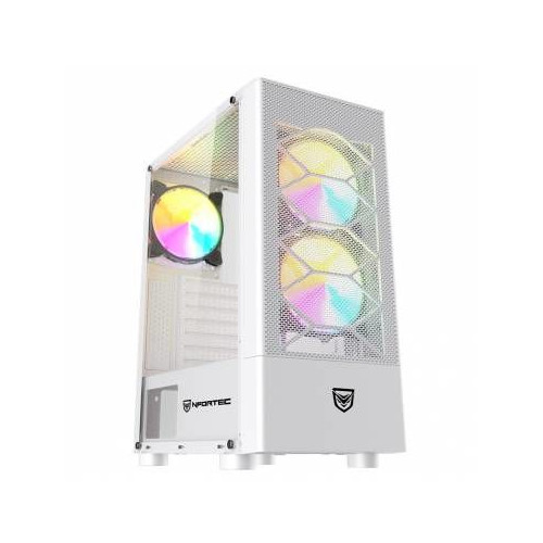 Caja Nfortec Caelum RGB ATX Blanca...