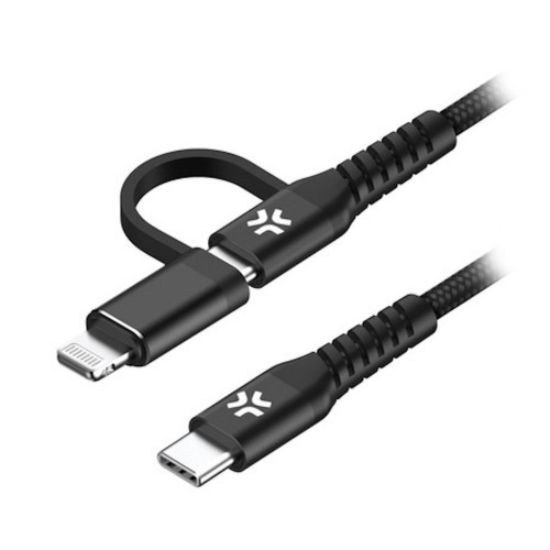 Cable CELLY USB-C a USB-C/Lightning...