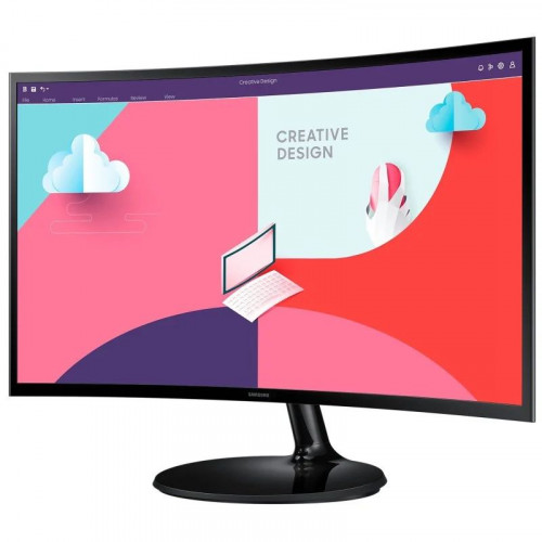 Monitor Samsung 24" FHD Curvo Negro...