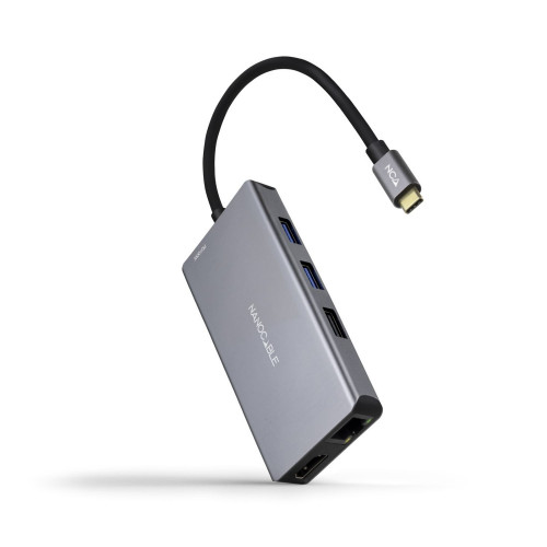 Dock Nanocable USB-C a USB-A/HDMI/PD...