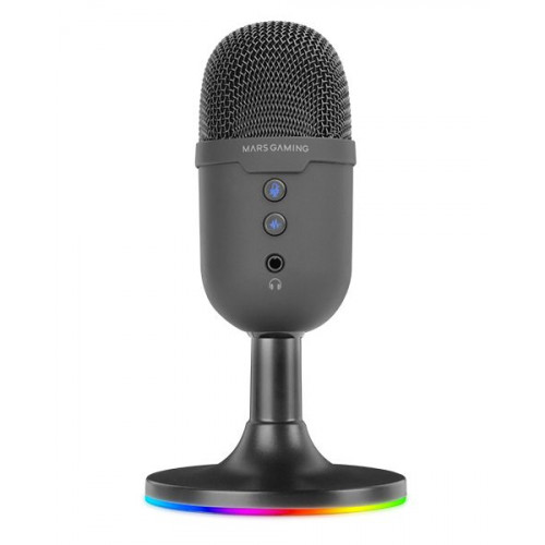 Micrófono Mars Gaming ARGB 3.5mm USB...