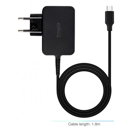Cargador TooQ Notebook USB-C PD 45W...