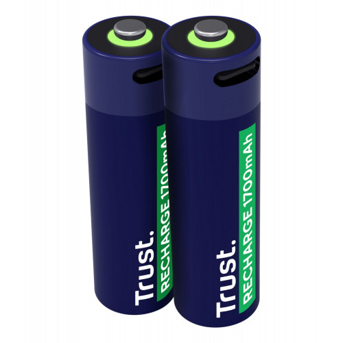 Pilas Trust Recargables AA 2 Unidades