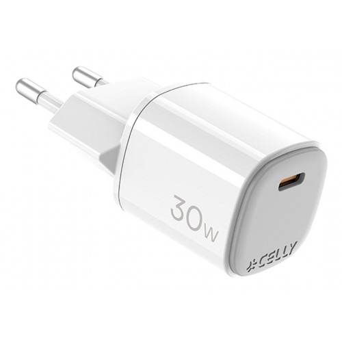 Cargador de Pared CELLY 1xUSB-C 30W...