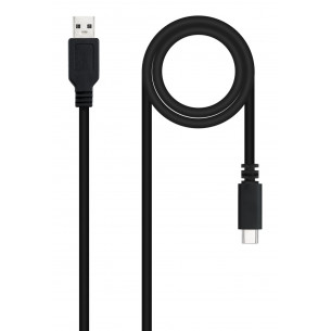 Nanocable USB-C/M a USB-A/M...