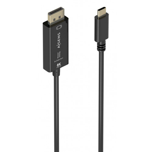 Conversor AISENS USB-C/M a DP/M 1.8m...