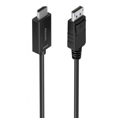 Cable AISENS DP/M a HDMI/M 0.6m Negro...