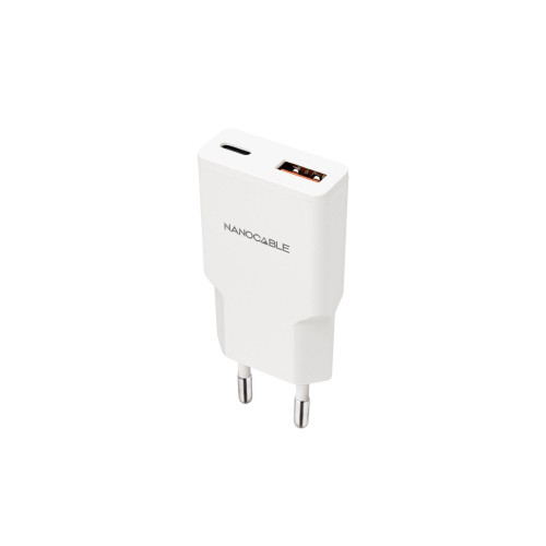 Cargador Nanocable USB-A/USB-C 25W...