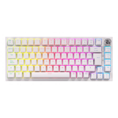 Teclado Newskill Pyros Pro RGB Blanco...