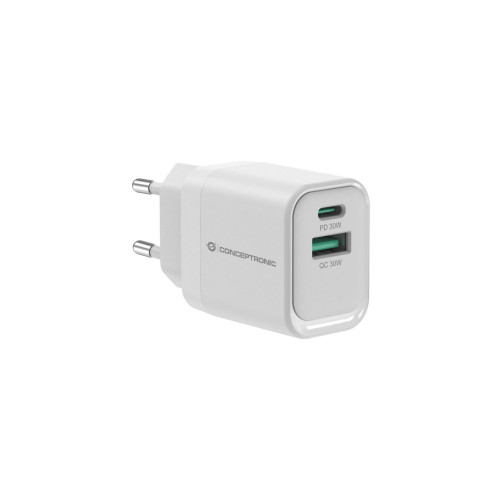 Cargador CONCEPTRONIC USB-A/C 33W PD...
