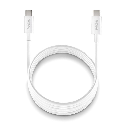 Cable NGS USB-C a USB-C 60W 1m Blanco...