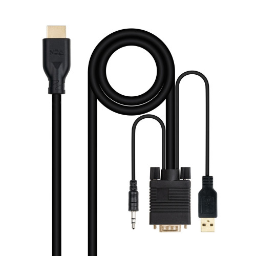 Cable VGA/M + Audio/M + USB-A/M a...