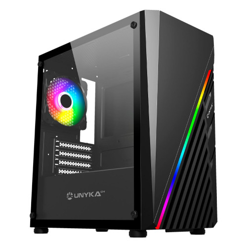 Caja UNYKA Mini Glayze ARGB mATX...
