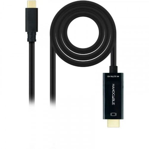 Nanocable USB-C a HDMI 5m Negro