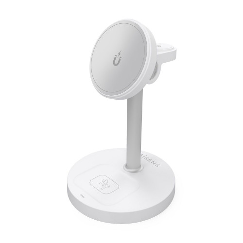 Cargador AISENS Qi Inalámbrico Blanco...