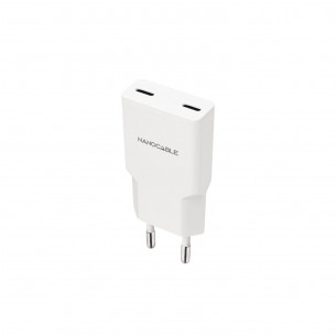 Cargador Nanocable 2xUSB-C...