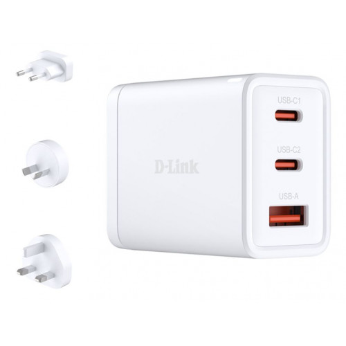 Cargador D-Link GaN PD/QC 65W 1xUSB-A...