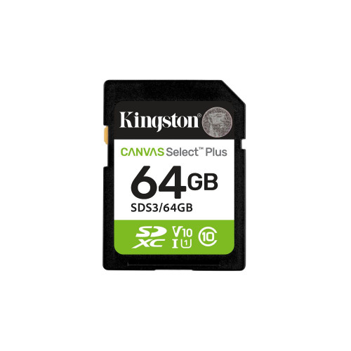 Kingston SDXC Canvas Select Plus 64GB...