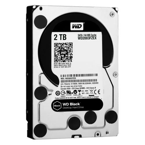 Disco WD Black 3.5" 2TB SATA3 64MB...