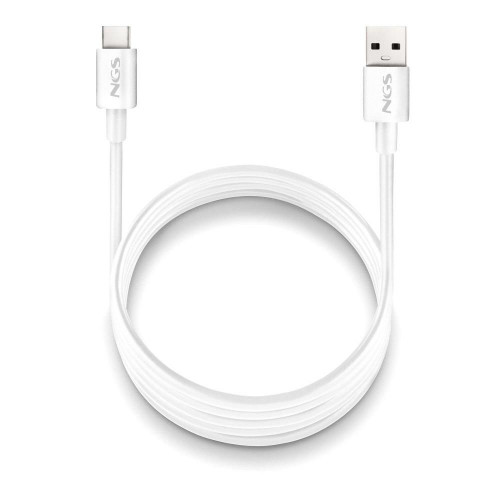 Cable NGS USB-C/M a USB-C/M 1m Blanco...