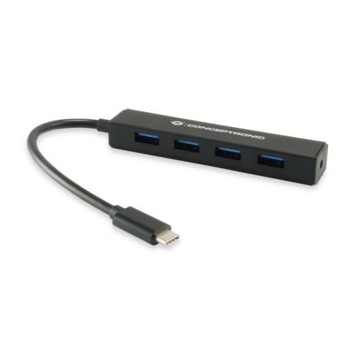 Hub CONCEPTRONIC USB-C a 4xUSB-A 3.0...