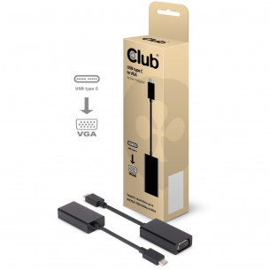 Adaptador Club 3D USB-C/M a...