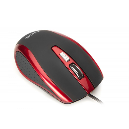 Ratón NGS Óptico USB-A 800dpi Rojo...