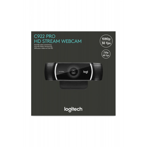 WebCam LOGITECH C922 FHD USB Micro...