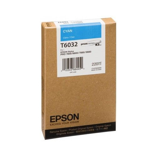 Tinta Epson T6032 Cian 220ml...