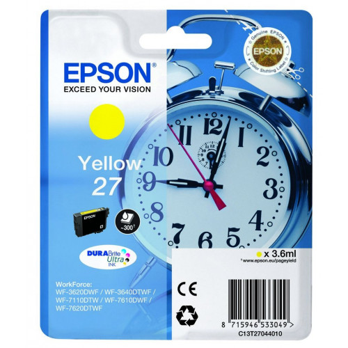 Tinta Epson 27 T2704 Amarillo 3.6ml...