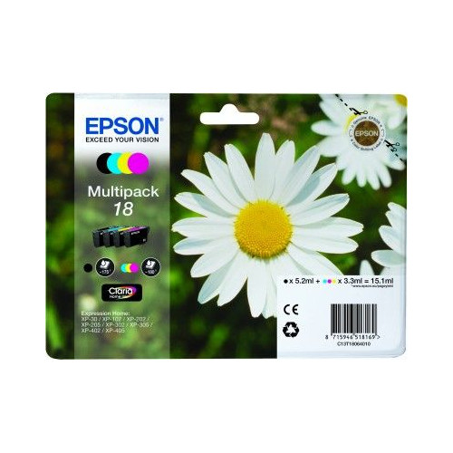 Tinta Epson 18 T1806 Pack...