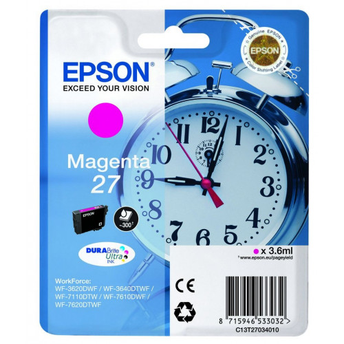 Tinta Epson 27 T2703 Magenta 3.6ml...