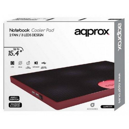 Base Refrigeración Approx 2xUSB 15.4"...
