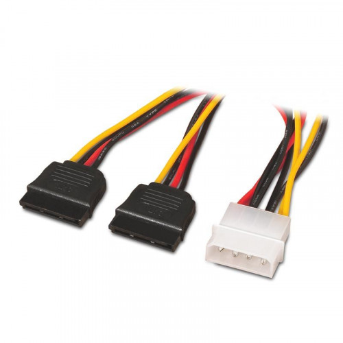 Nanocable 2xSATA a Molex (4-pin) 20cm