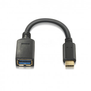 Nanocable USB-C/M a USB-A/H...