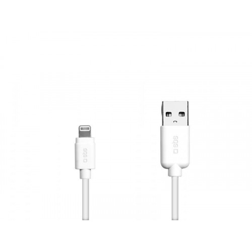 Cable SBS USB - Lightning 1m Blanco...
