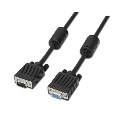 Nanocable VGA/M a VGA/H 3m Negro