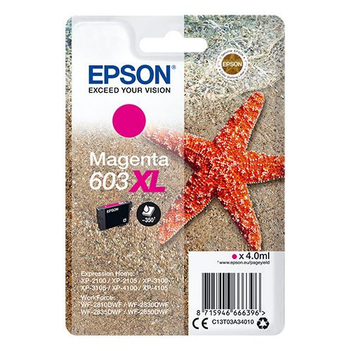 Tinta Epson 603XL Magenta 4ml...