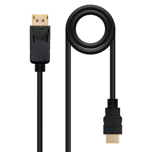 Nanocable DP/M a HDMI/M 1.5m Negro